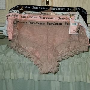🏷️3 for $20🏷️ JUICY COUTURE LACE CHEEKY PANTIES